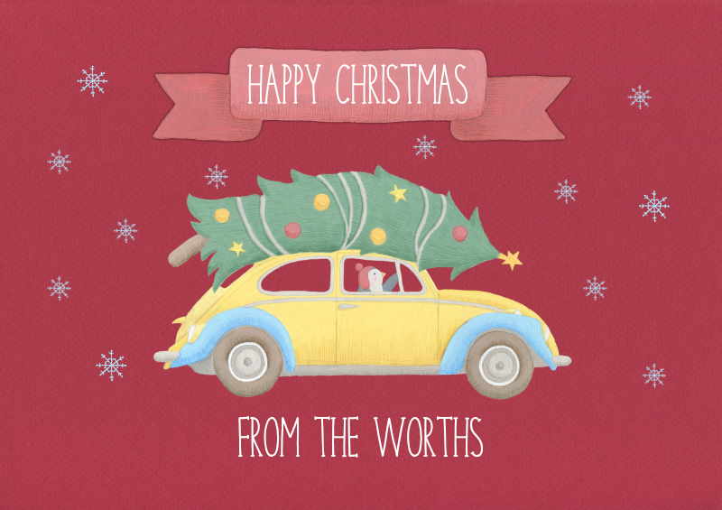 CHRISTMAS TREE CAR
